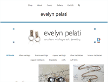 Tablet Screenshot of evelynpelati.com